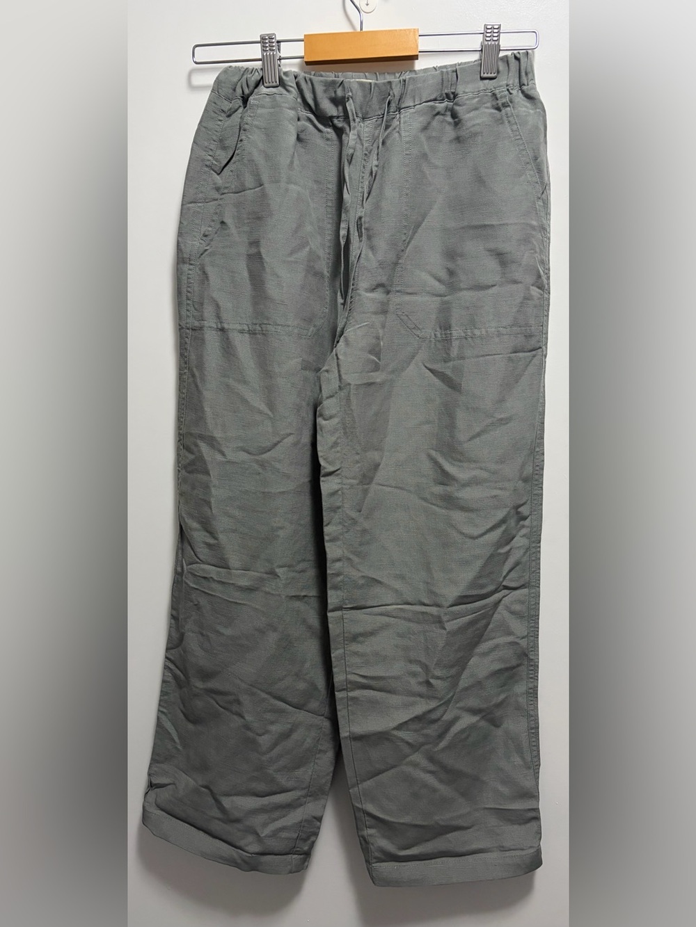 Marine Layer Soft Green Linen Tencel Drawstring Pants Women’s Size XS